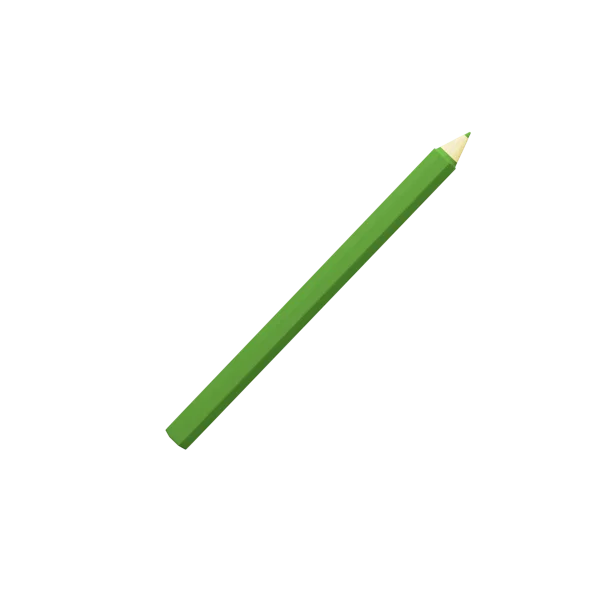Pencil 3D icon, view 3