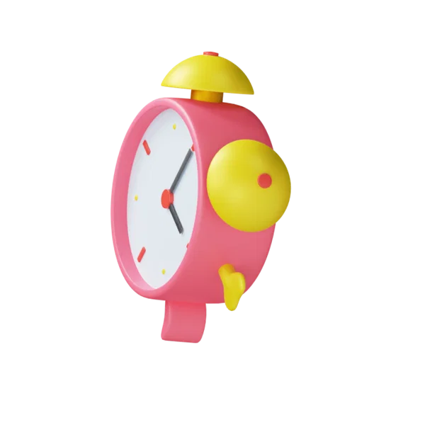 Alarm 3D icon, view 5