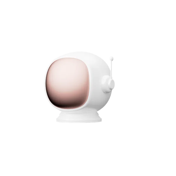 Space Helmet 1 3D icon, view 2