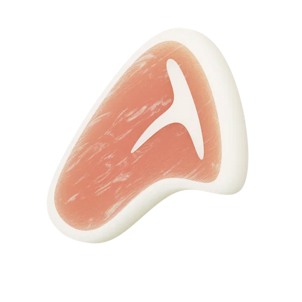 T Bone Steak 3D icon, view 5