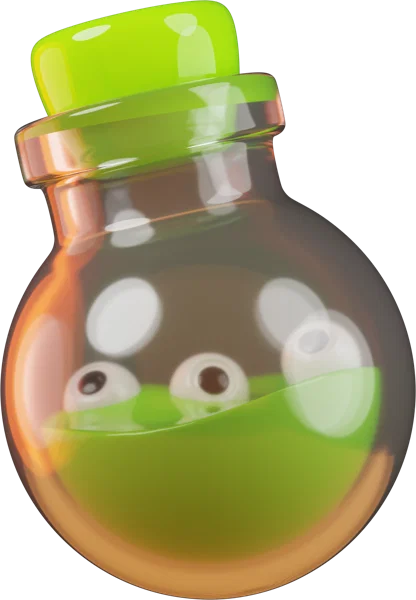 Potion 3D icon, view 1