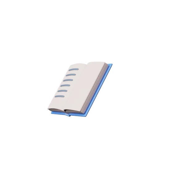 Notebook 3D icon, view 2