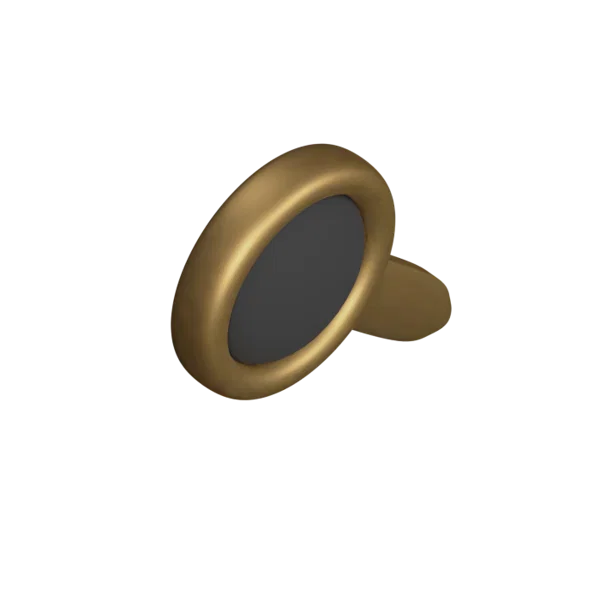 Magnifying glass 3D icon, view 4