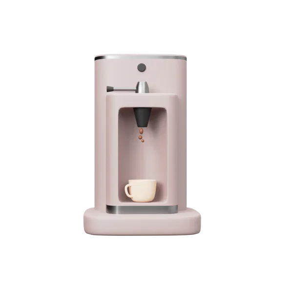 Coffee Machine 3D icon, view 1