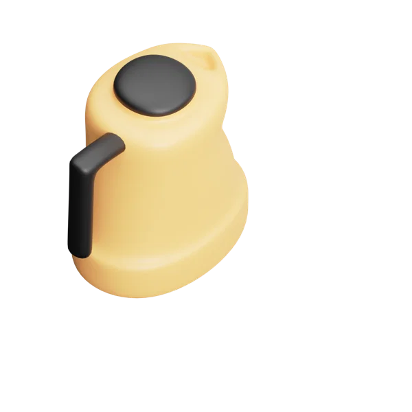 Tea Pot 3D icon, view 4