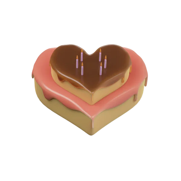 Cake 3D icon, view 1
