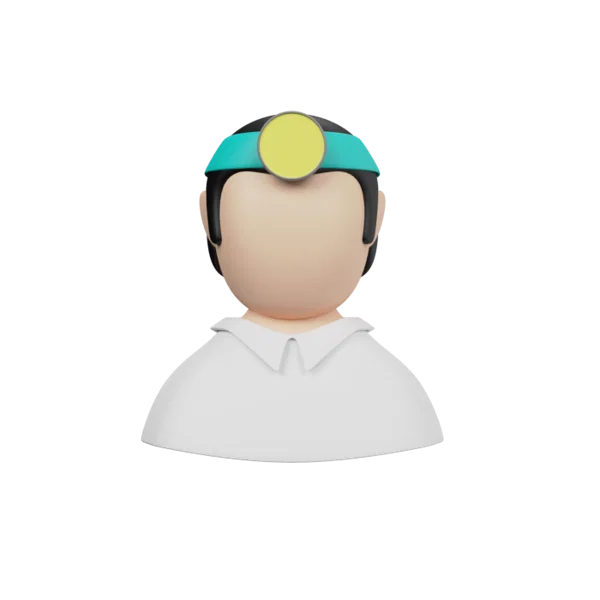 Doctor Male 3D icon, view 1