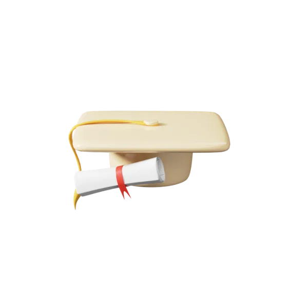 Diploma 3D icon, view 2