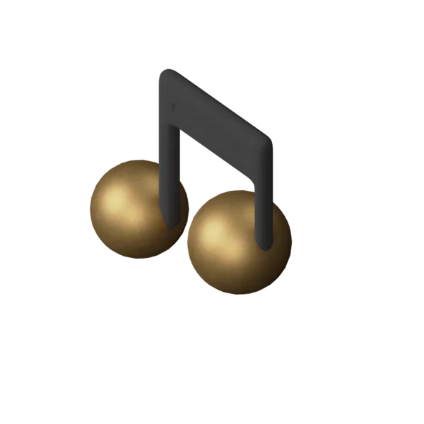 Note 3D icon, view 5