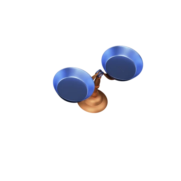 Weighing Scale 2 3D icon, view 4