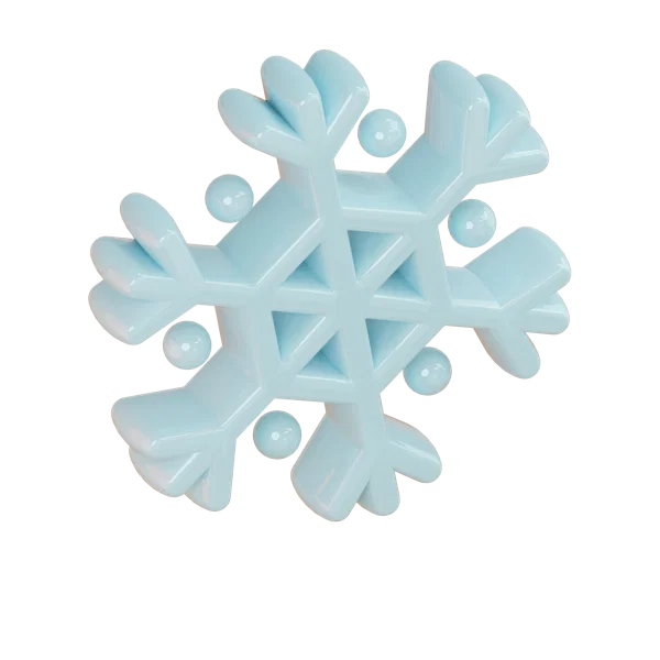 Snow 3D icon, view 4