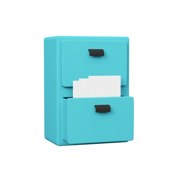 Cabinet 3D icon, view 1