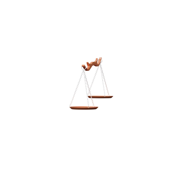 Weighing Scale 3D icon, view 3