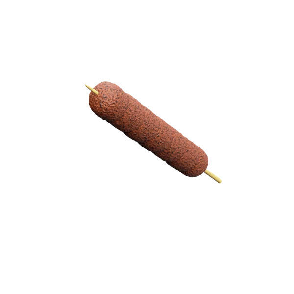Meat on Stick 3D icon, view 3