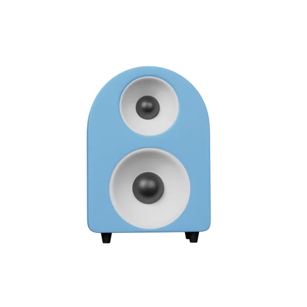 Speakers 3D icon, view 1