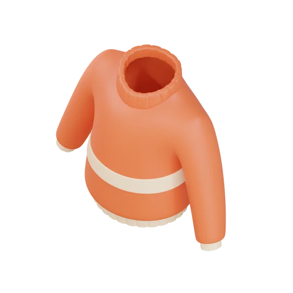Sweater 3D icon, view 5