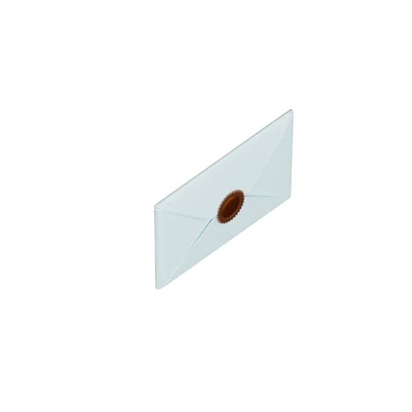 Message 3D icon, view 4