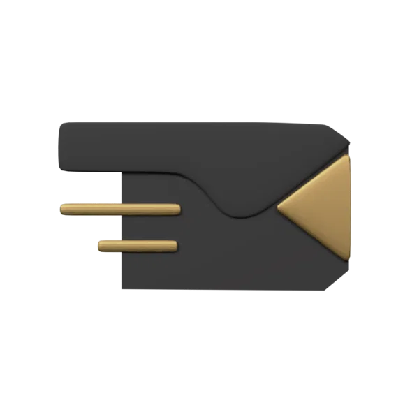 Letter 3D icon, view 1