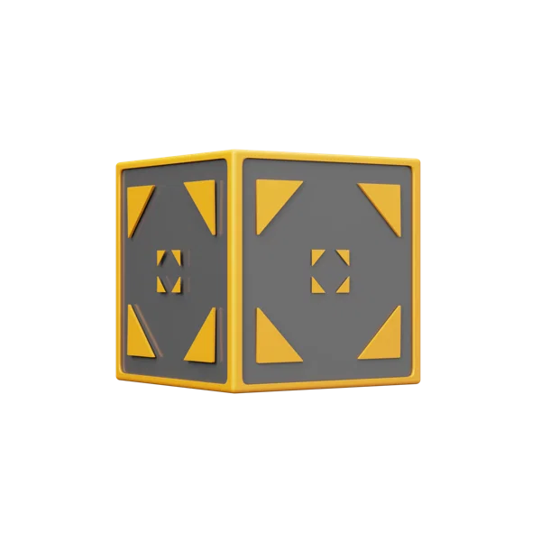 Space Box 3D icon, view 1