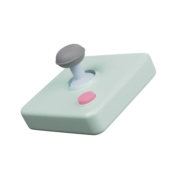 Joystick 3D icon, view 1