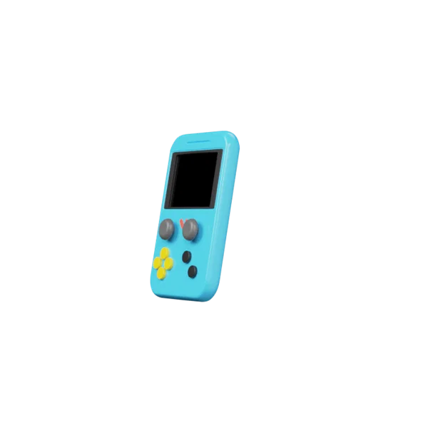 Gameboy 3D icon, view 2