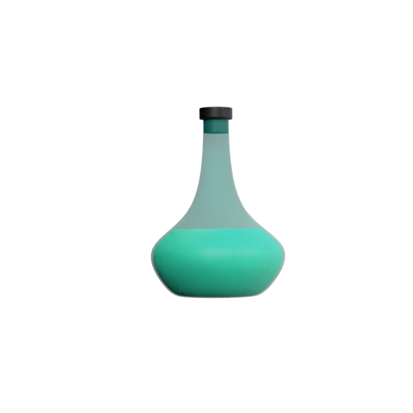 Potion 3D icon, view 3