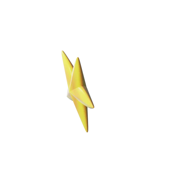 Star 3D icon, view 5