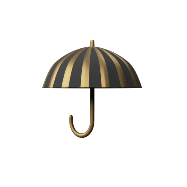 Umbrella 3D icon, view 2