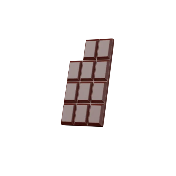 Chocolate Plain 3D icon, view 2
