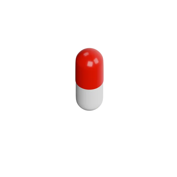 Pill 2 3D icon, view 4