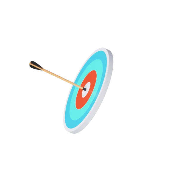 Dart Board 3D icon, view 5