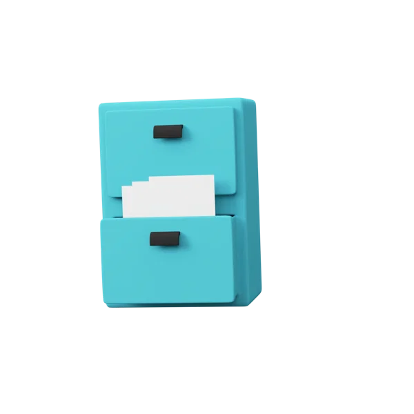 Cabinet 3D icon, view 2