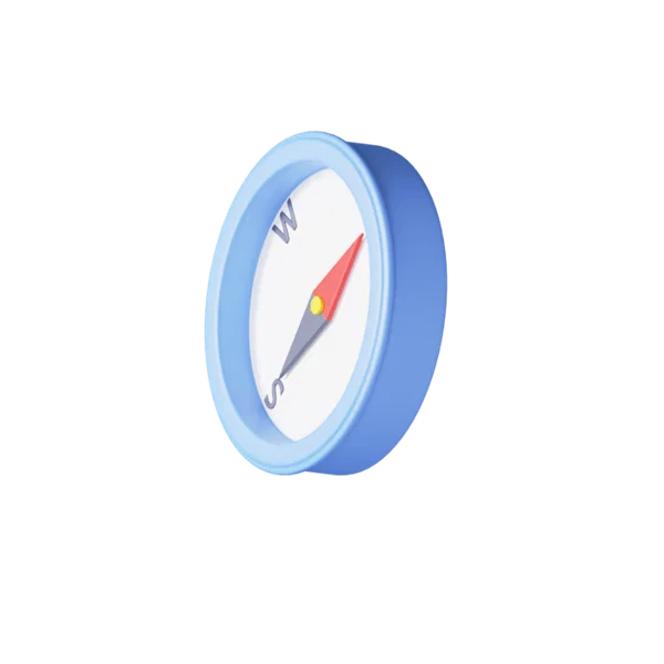 Compass 3D icon, view 5