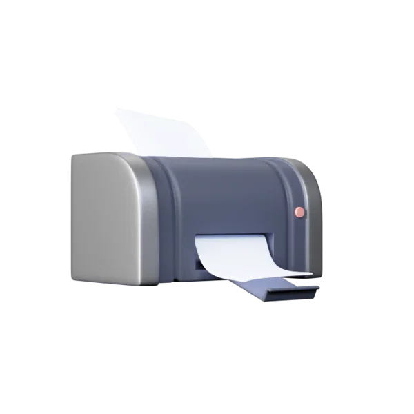 Printer 3D icon, view 1