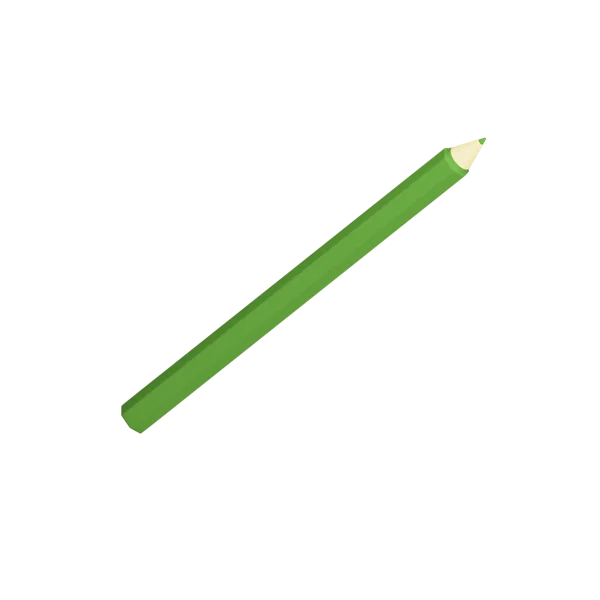 Pencil 3D icon, view 4