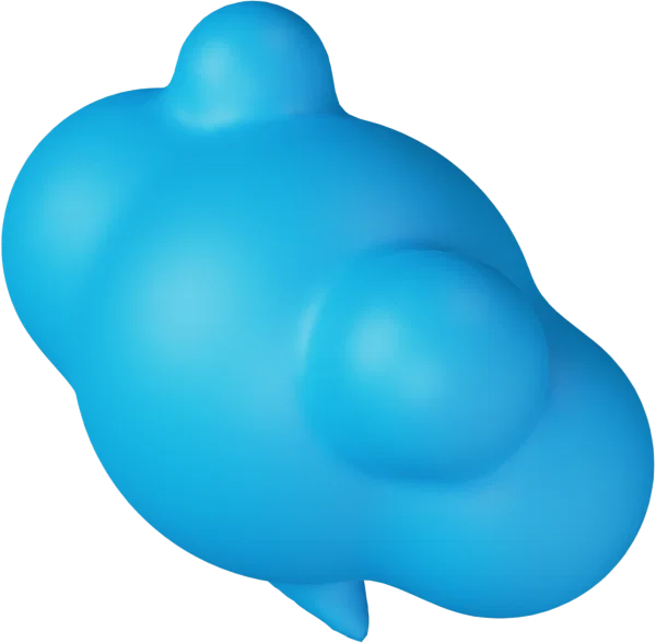 Speech Bubble 2 3D icon, view 5
