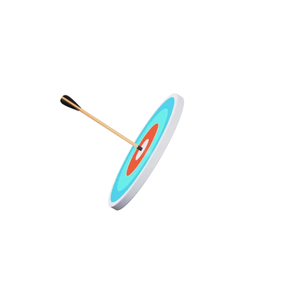 Dart Board 3D icon, view 2