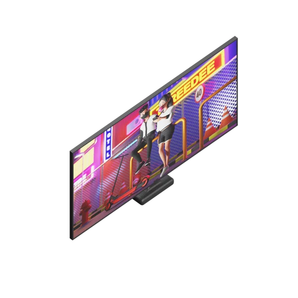 TV 3D icon, view 4