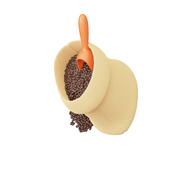 Coffee Bag 3D icon, view 5