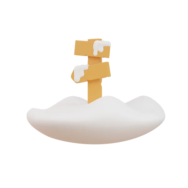 Sign 3D icon, view 2