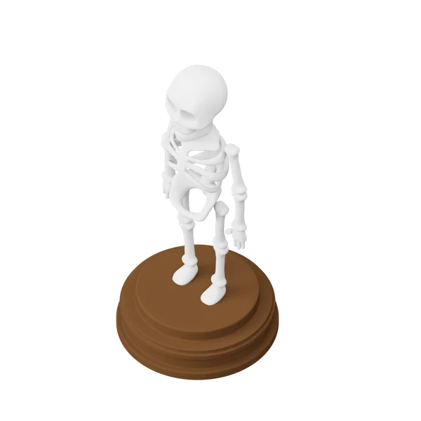 Skeleton 3D icon, view 5