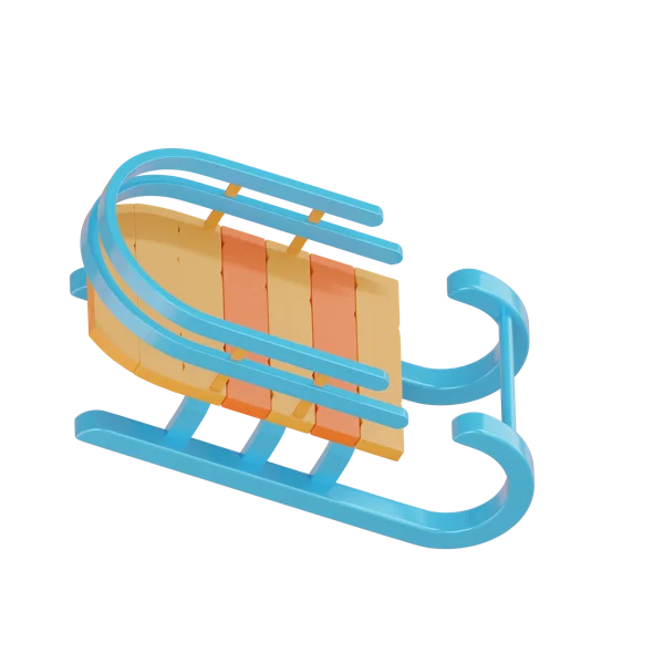 Wintersled 3D icon, view 4