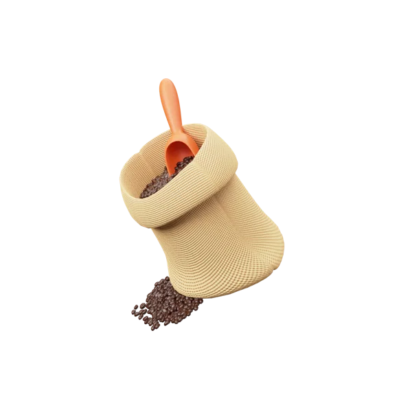 Coffee Bag 3D icon, view 2