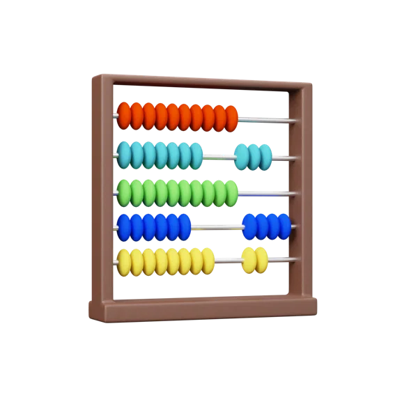 Abacus 3D icon, view 1