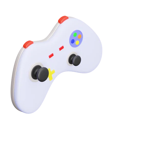 Joystick 2 3D icon, view 4