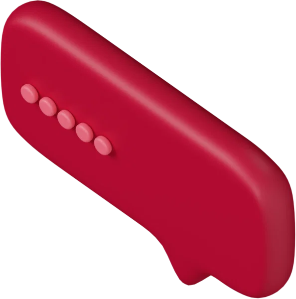 Speech Bubble 26 3D icon, view 5