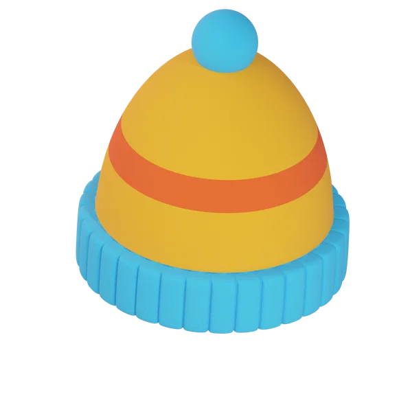 Hat 3D icon, view 5