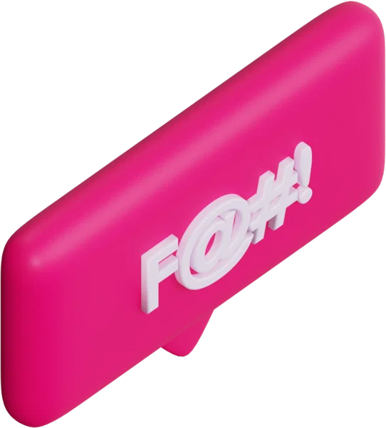 Speech Bubble 22 3D icon, view 4