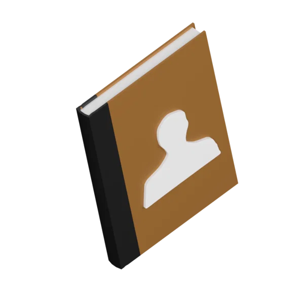 Adress Book 3D icon, view 4