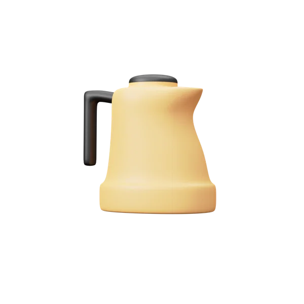 Tea Pot 3D icon, view 2